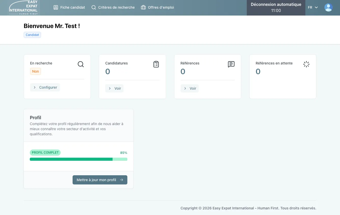 Intranet Easy Expat International